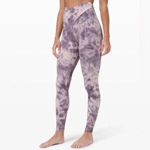 Lululemon Cross Tie Dye Leggings